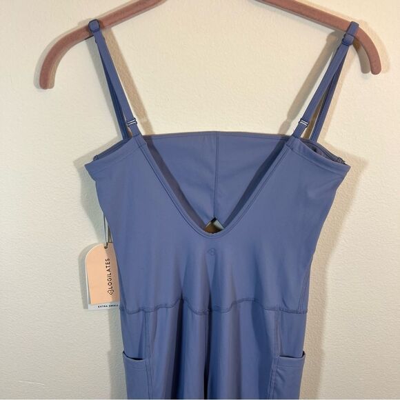 ✨ Blogilates Women's Peekaboo Onesie Flare Active Jumpsuit ~ Troposhere XS NWT - Picture 9 of 12